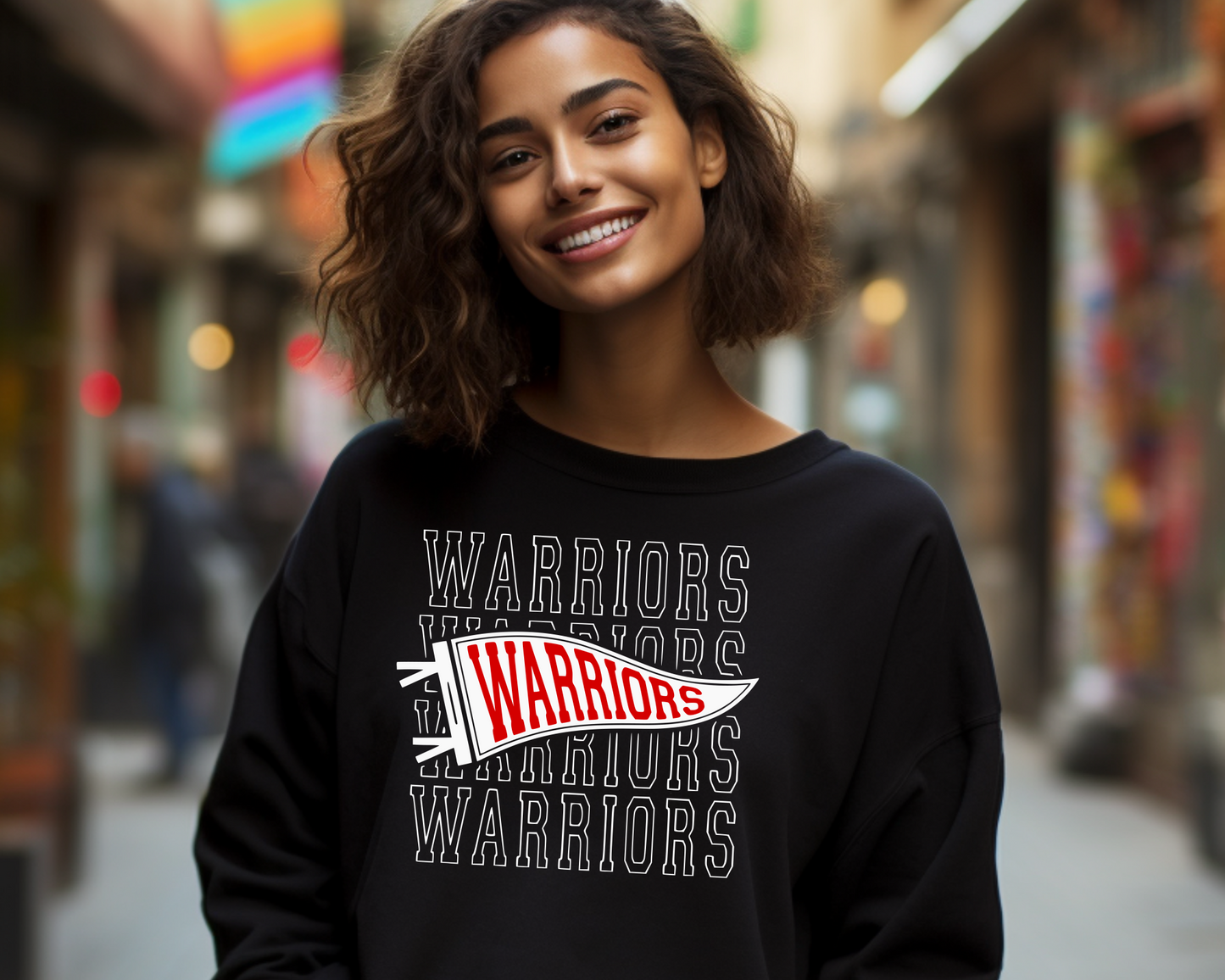 Warrior Mirror Pennant Sweatshirt