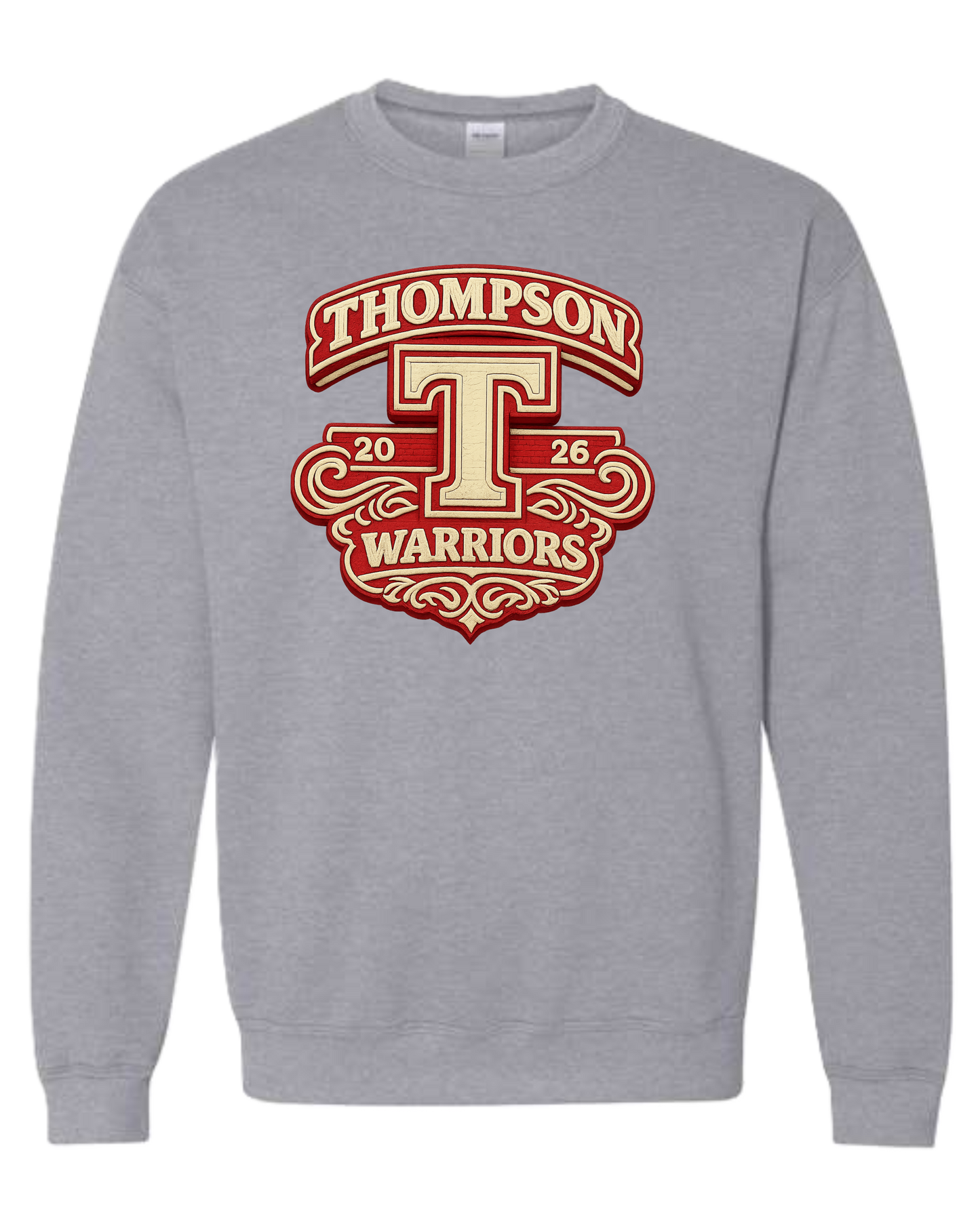 Thompson Warriors Faux Yarn Sweatshirt | Go Warriors