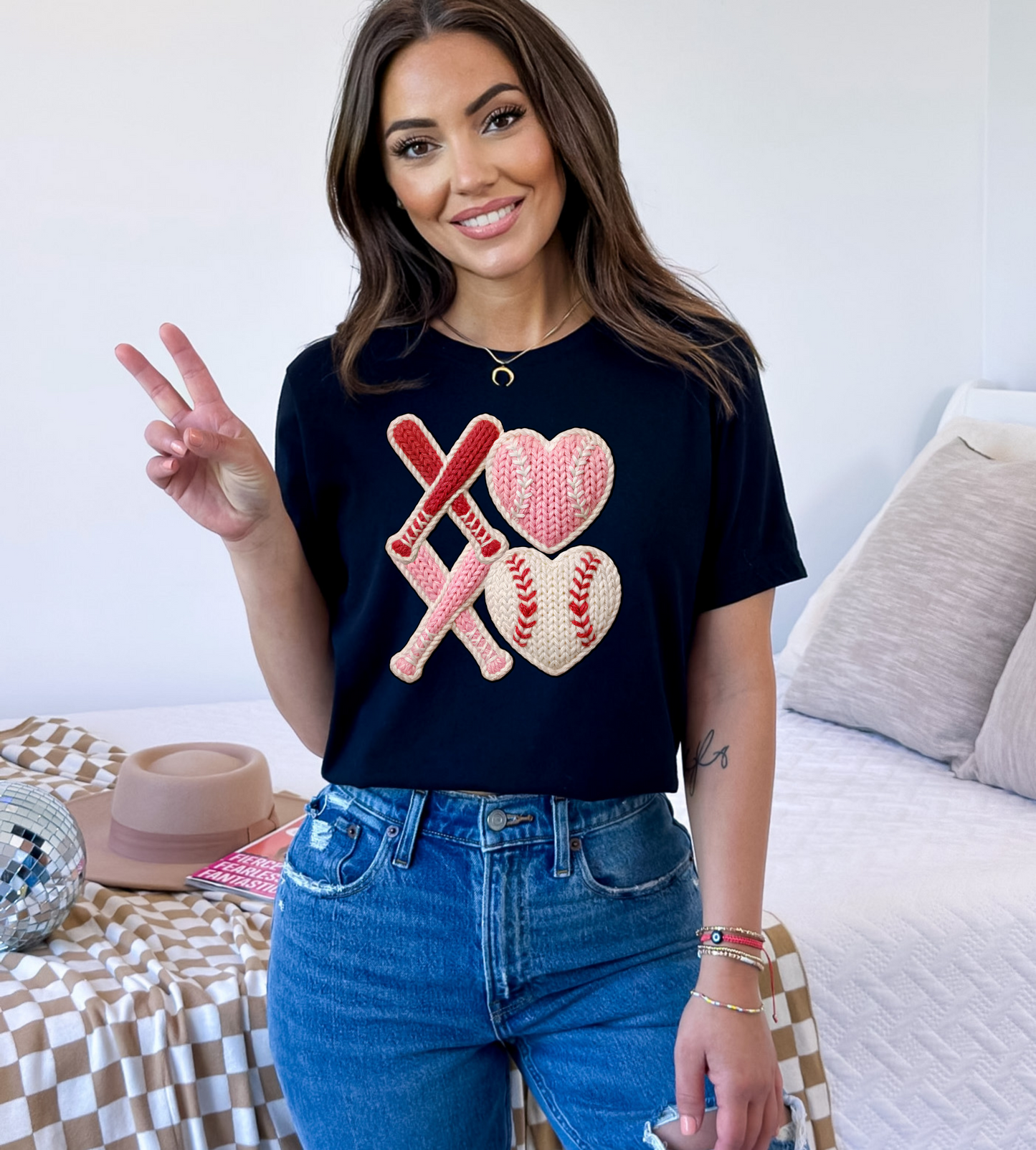 Valentine XOXO Baseball T-Shirt