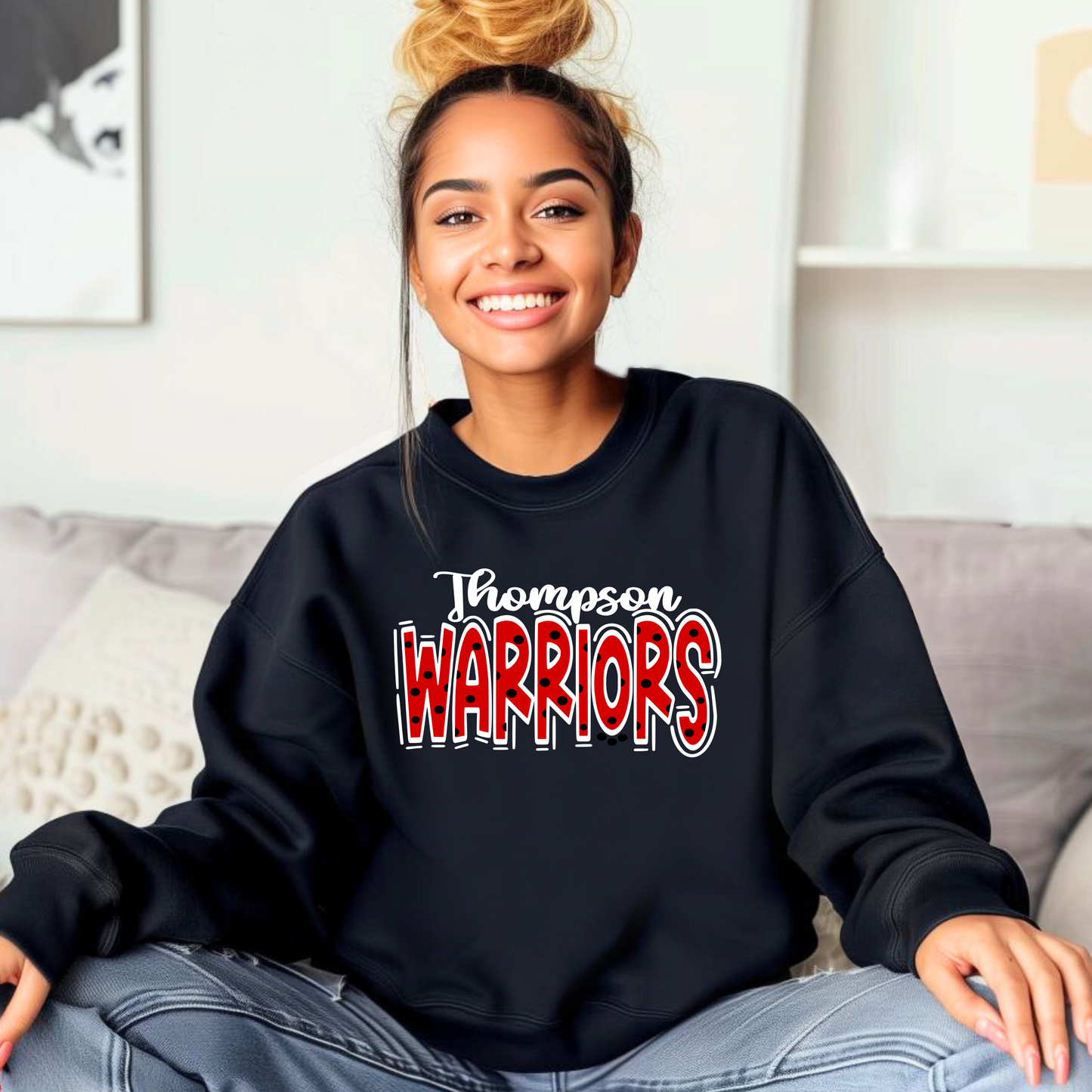 Warriors Dots Sweatshirt