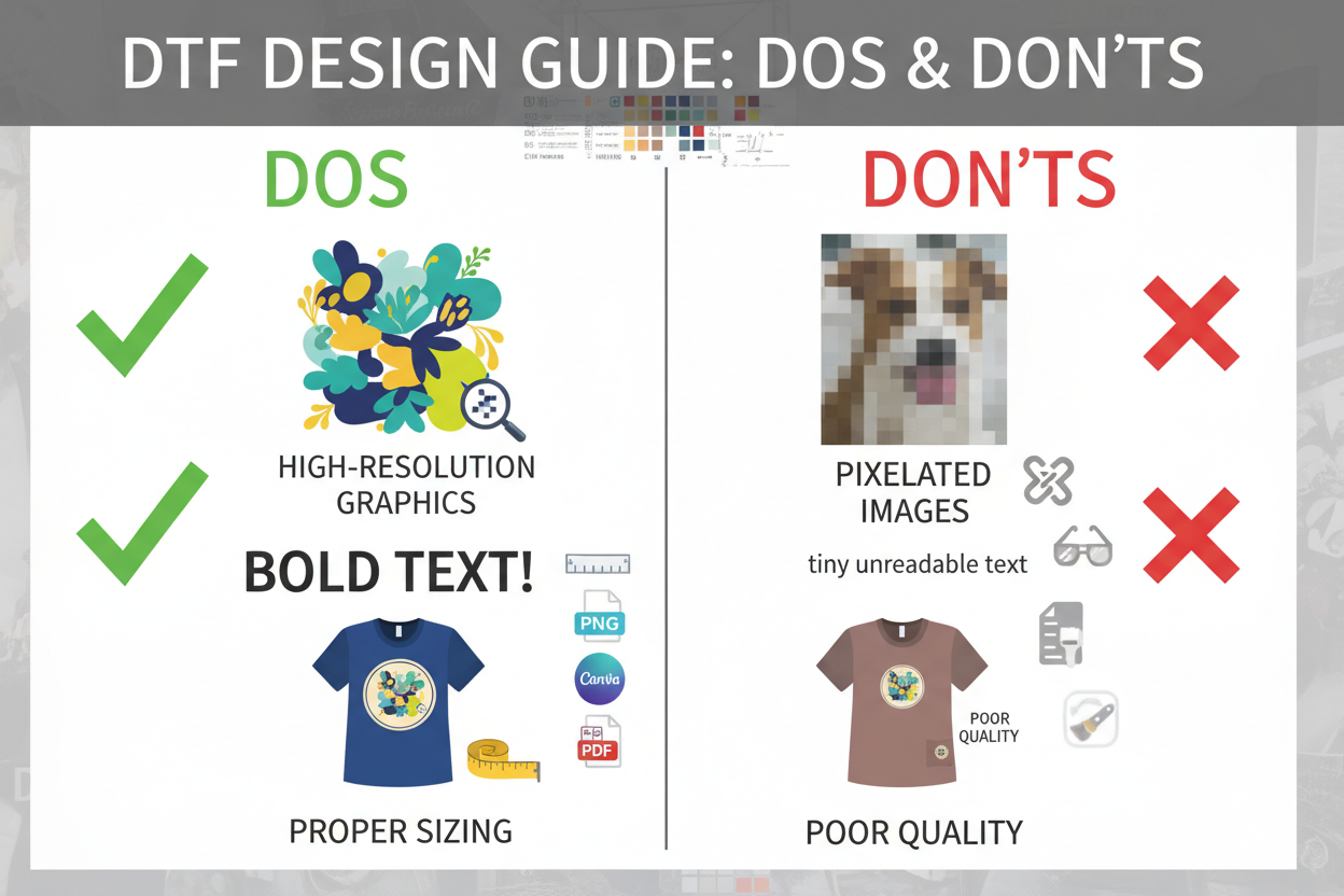 DTF Design Dos and Don'ts: Creating Print-Ready Images | Complete Guide ...