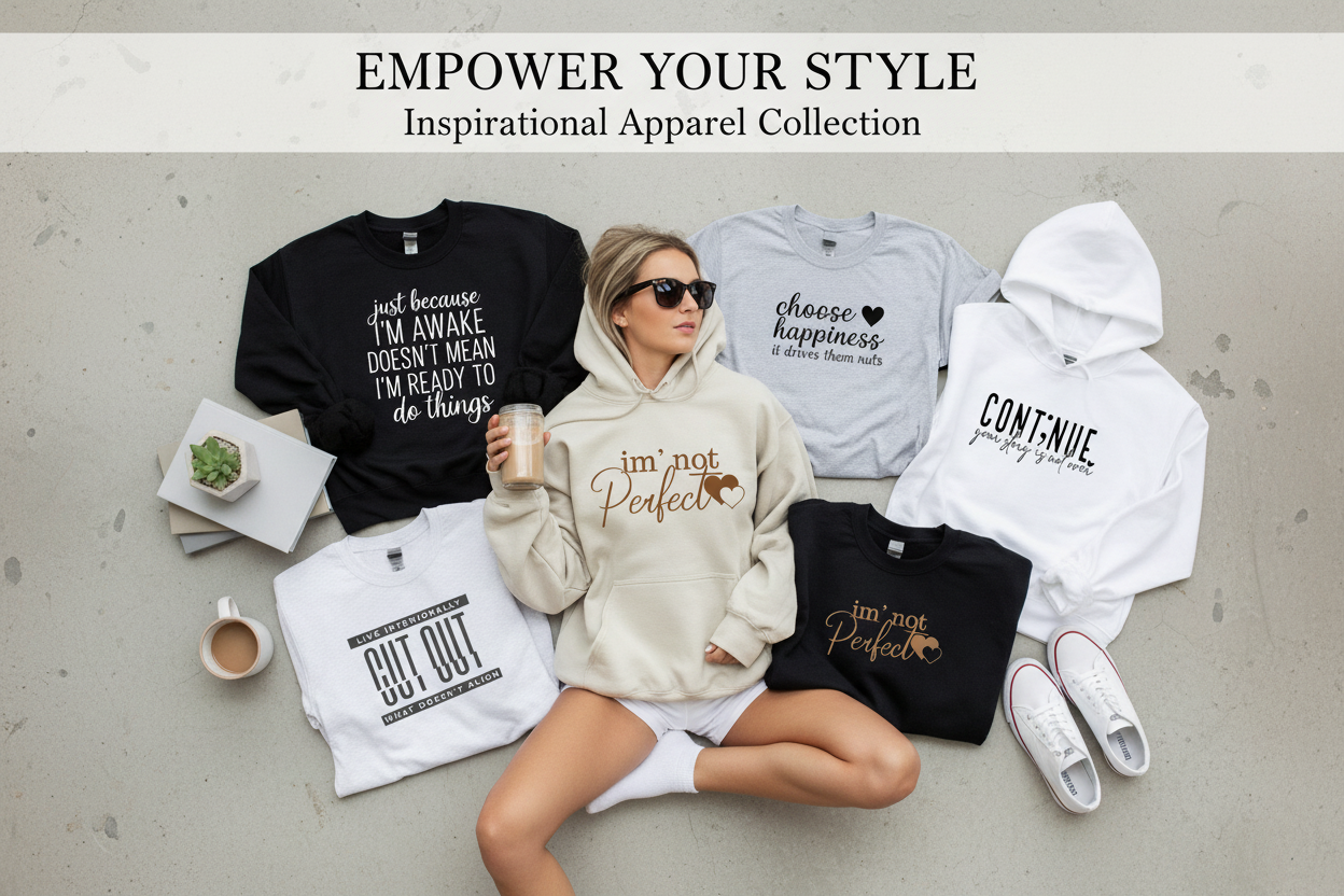Trendy Tees and Sweatshirts