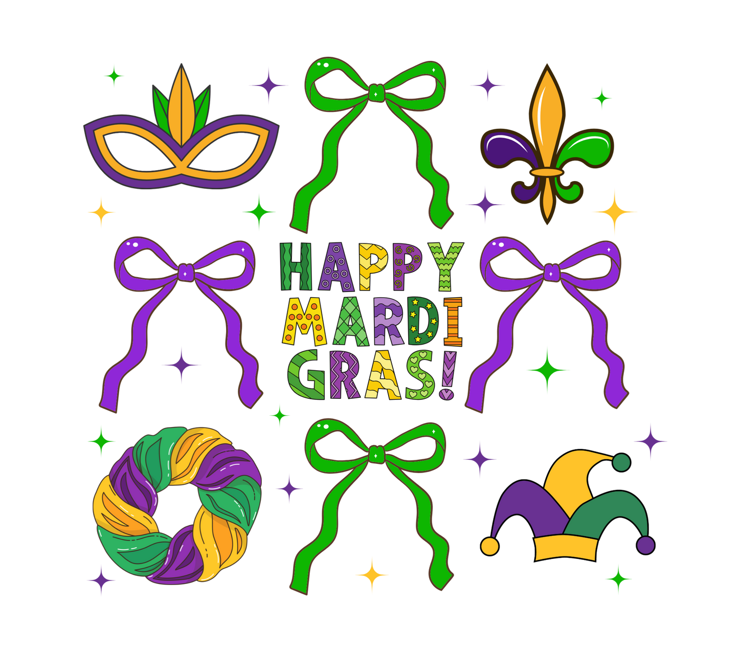 Mardi Gras All Things Tee Shirt