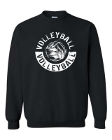 Distressed Volleyball Sweatshirt