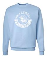 Distressed Volleyball Sweatshirt