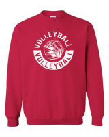 Distressed Volleyball Sweatshirt