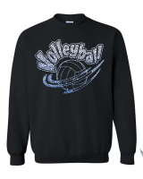 Glitter Effect Volleyball - blue gray