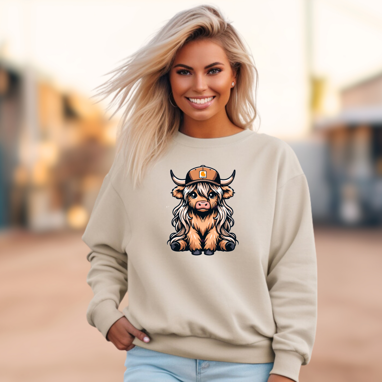 Highland Cow Sweatshirt