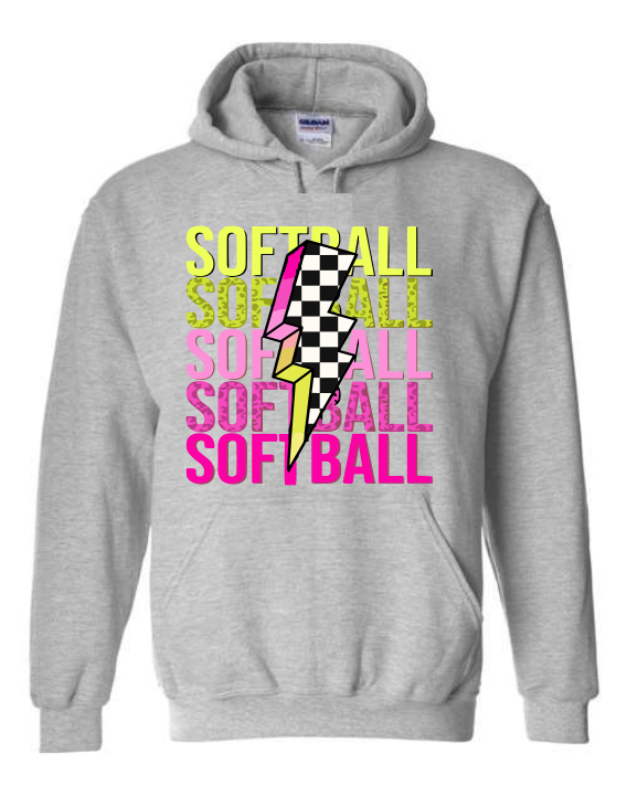 Trendy Lightning Softball