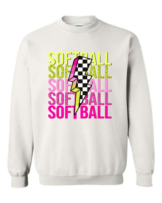 Trendy Lightning Softball