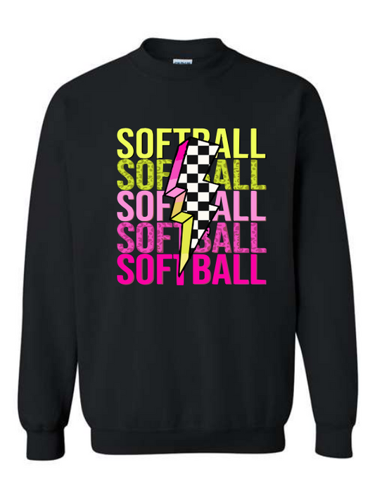 Trendy Lightning Softball