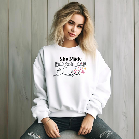 She Made Broke Beautiful Sweatshirt