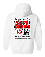 Soft Serve Volleyball - red