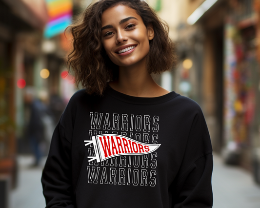 Warrior Mirror Pennant Sweatshirt