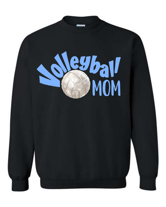 Glitter Volleyball Mom Sweatshirt