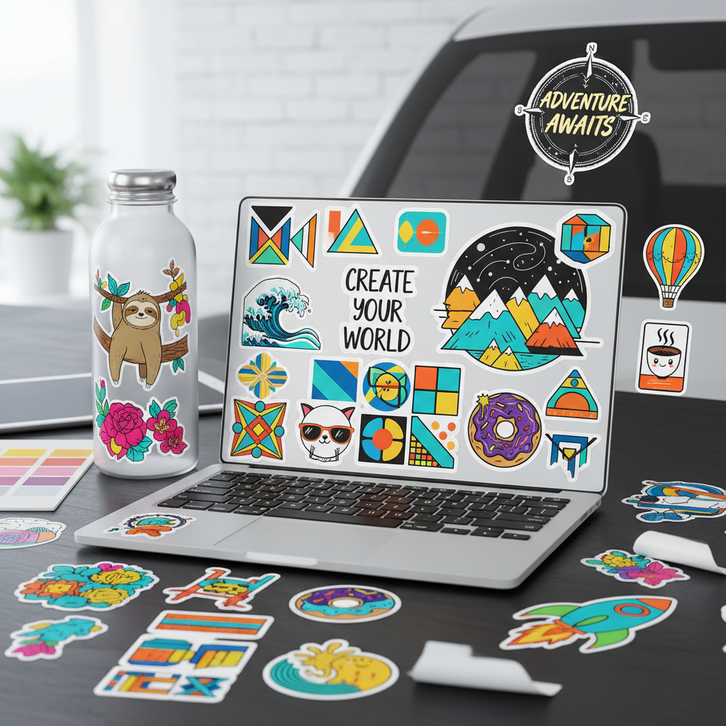 Build a Sticker Product Image