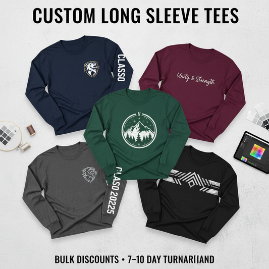 Custom Long Sleeve Tees Collection Image