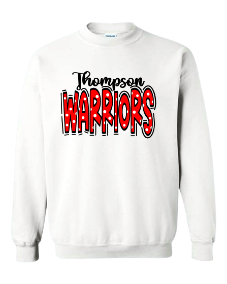 Thompson Warriors Dots Sweatshirt