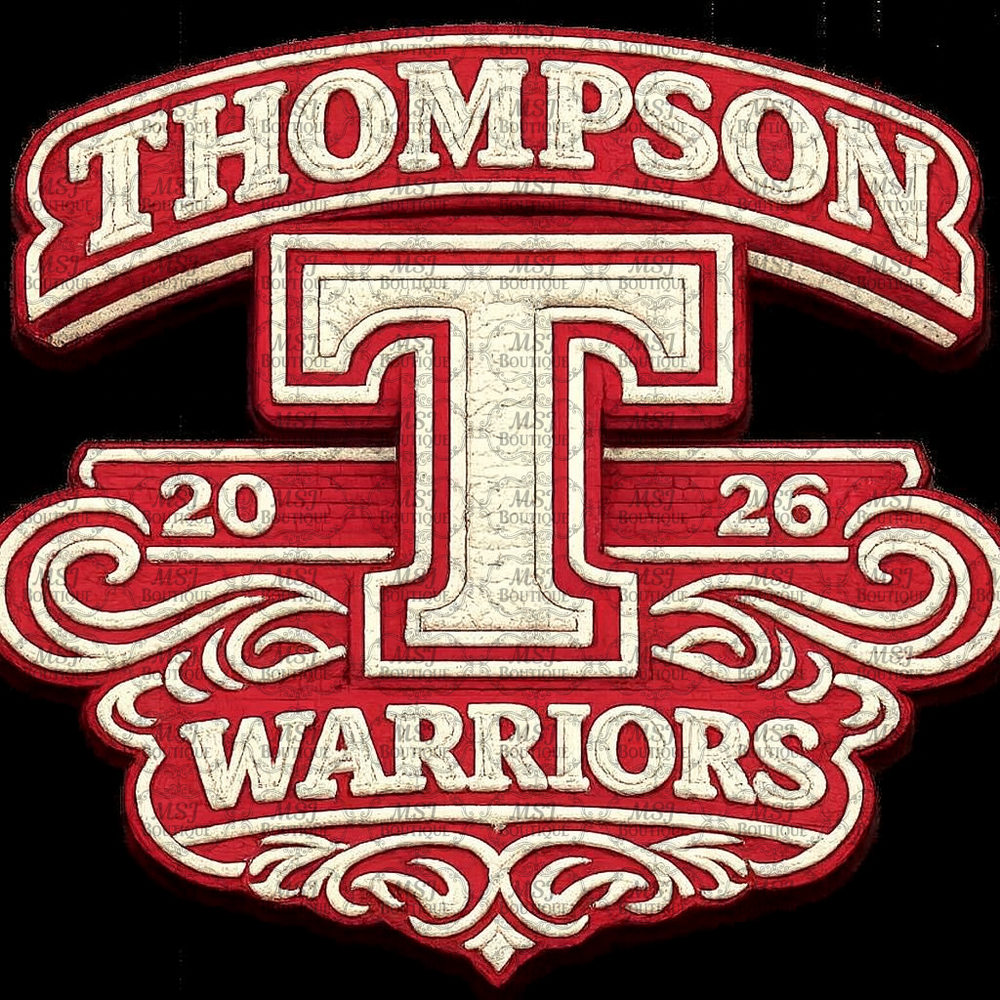 Thompson Warriors Crest Design